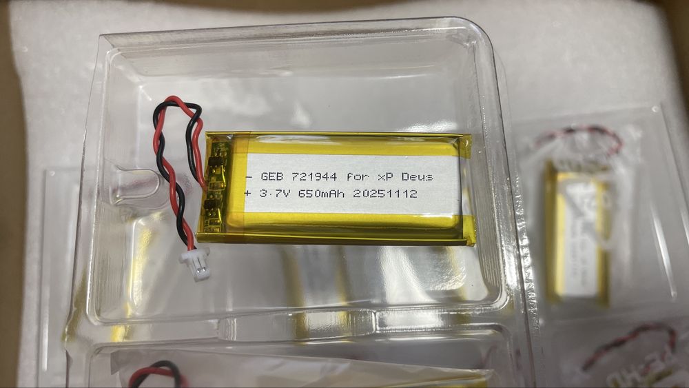 Акумулятори для XP Deus 1