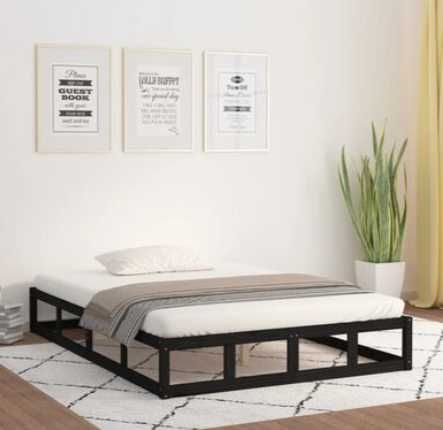Estrutura de cama de madeira - 150x200 cm