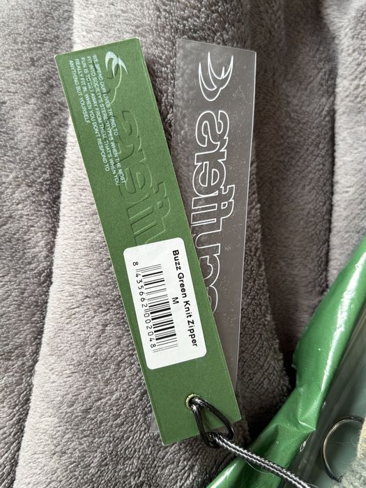 Bluza Scuffers buzz green knit zipper M