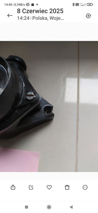 Stary przełącznik używany prl. Bakelitowe