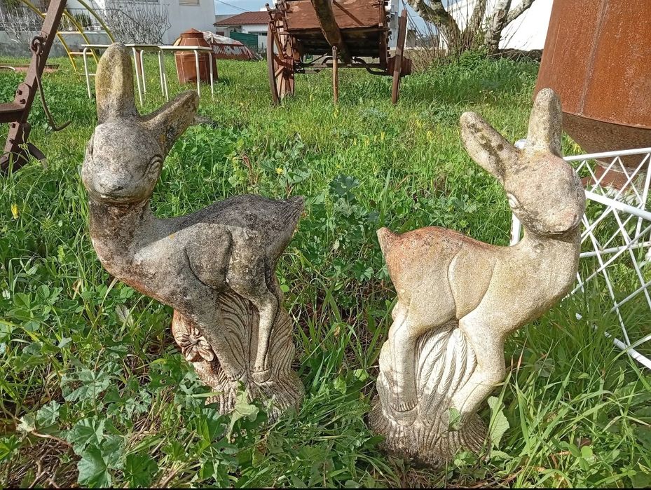 Estátuas decorativas em cimento