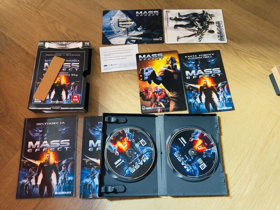 Mass Effect Edycja Rozszerzona PC Platynowa Kolekcja PL KOMPLET