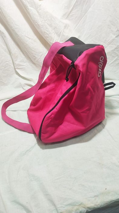 Kit completo de patins em linha, rosa, menina