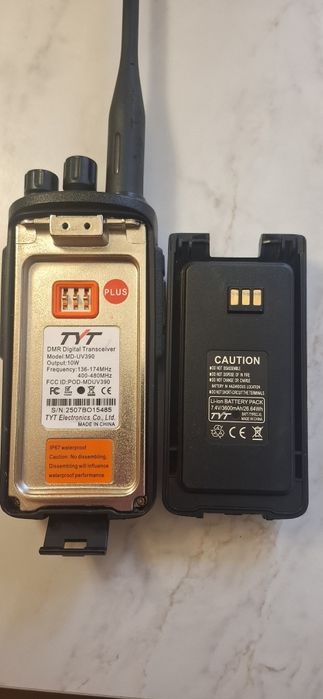 Рація TYT MD-UV390 10W Plus батарея 3600мач