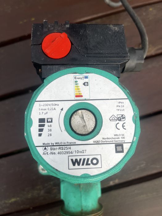 2  pompy obiegowe CO WILO