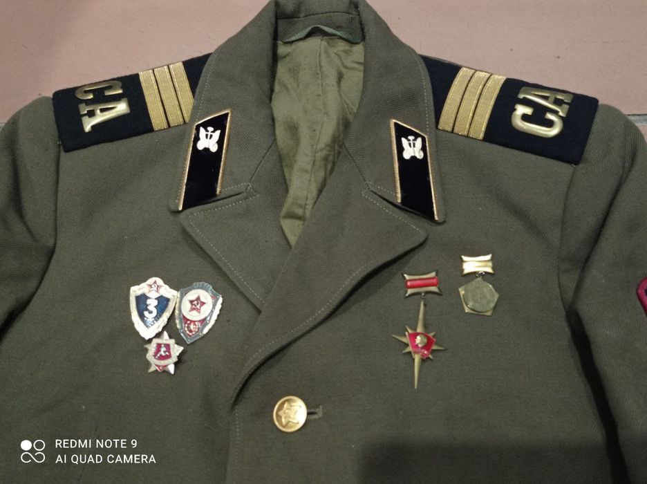 Китель солдата советской армии.