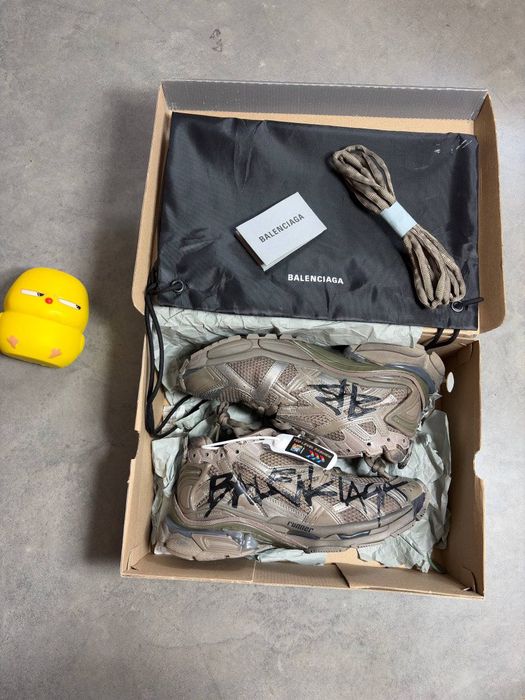[БЕЗ ПРЕДОПЛАТ] Balenciaga Runner Brown Black Graffiti  баленси баленсиага раннер