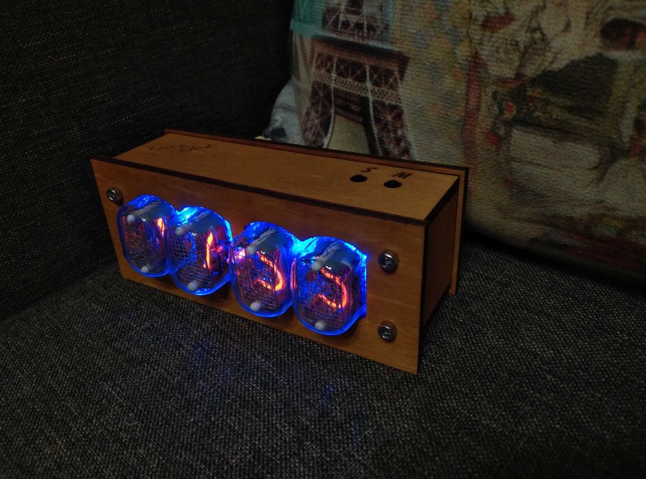 Nixie Clock лампи ИН-12 ламповий годинник