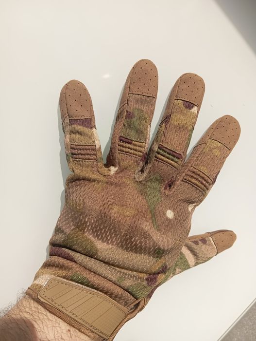 Перчатки чоловічі тактичні з захистом сенсорні мультикам