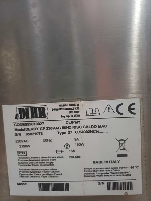 Máquina de lavar loiças café Dirh