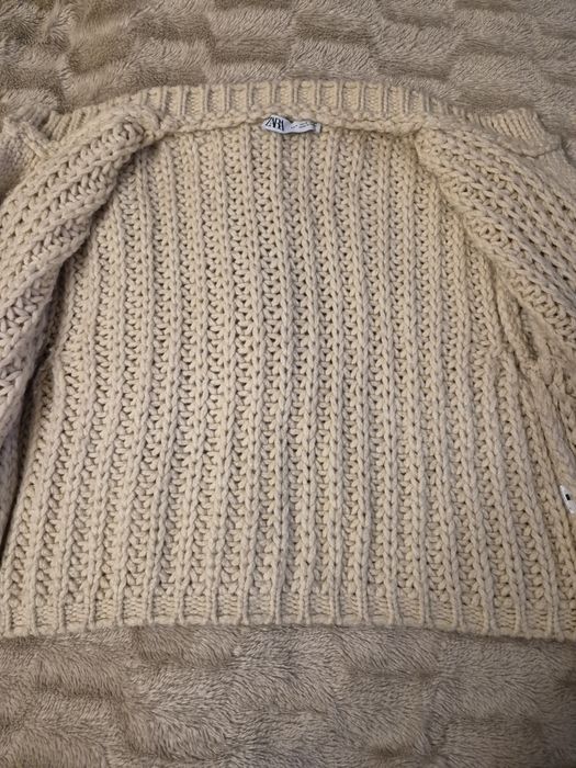 жіночий в'язаний кардиган блейзер бренду Zara