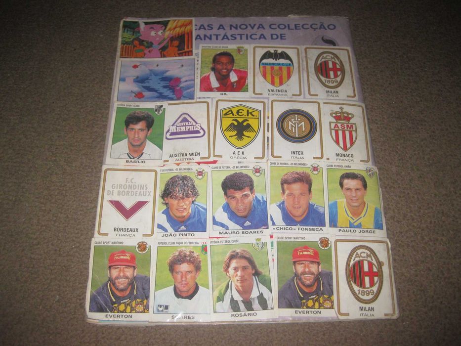 Caderneta do Campeonato Nacional 1993/1994 Faltam 17 Cromos!