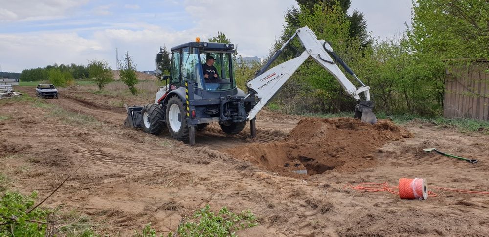 Koparko ładowarka terex 860