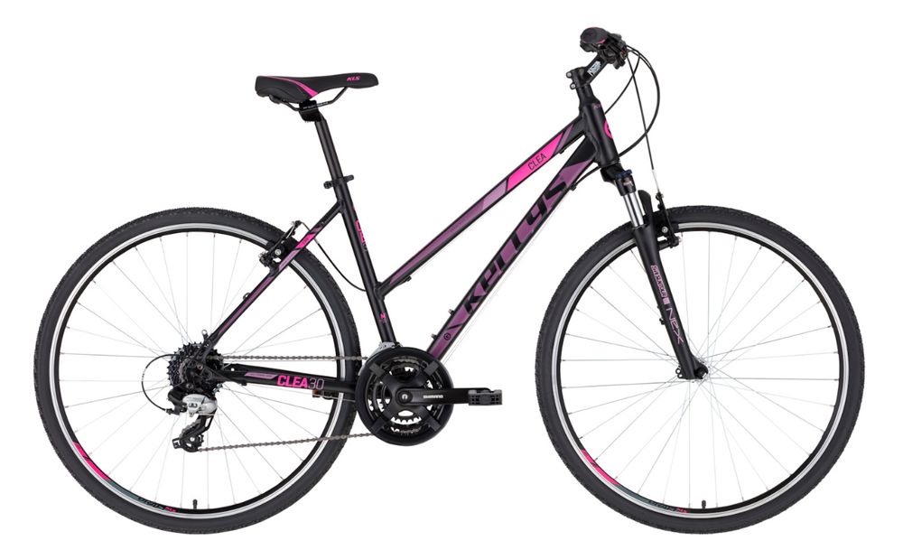 Rower crossowy Kellys CLEA 30 Black Pink - sklep Śląsk
