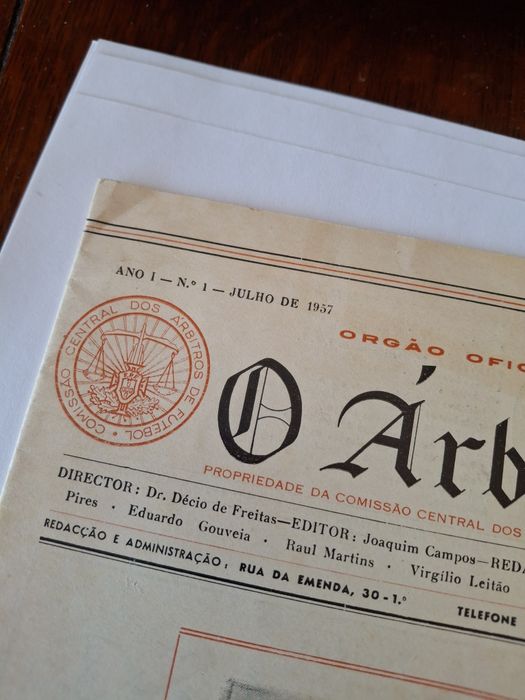 Reviata o árbitro numero um ano 1957 rara