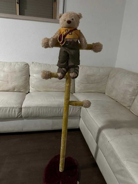 Cabide criança urso peluche