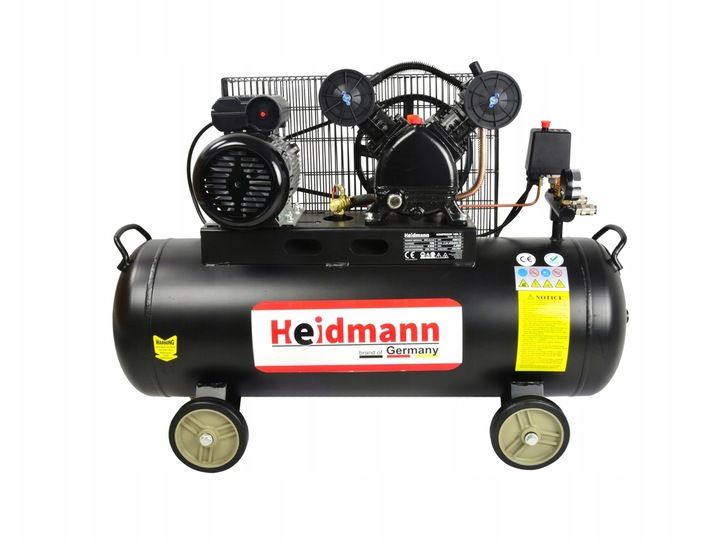 Kompresor olejowy sprężarka powietrza 100l 230V 430l/min 2V