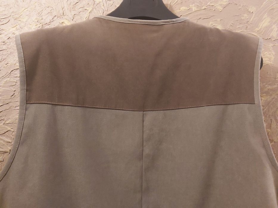 Elegancka niemiecka kamizelka myśliwska bawarska L. Guziki rogowe.