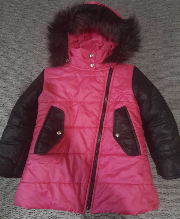 Куртка зимняя для девочки 4-5 лет