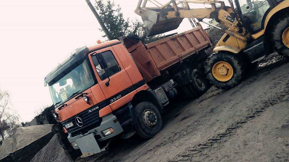 usługi transportowe wywrotki transport kruszywa
