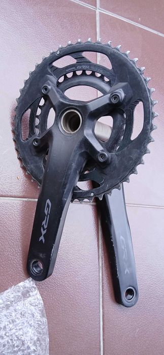 Pedaleira shimano GRX 2x11s, 46x30, 172.5 mm