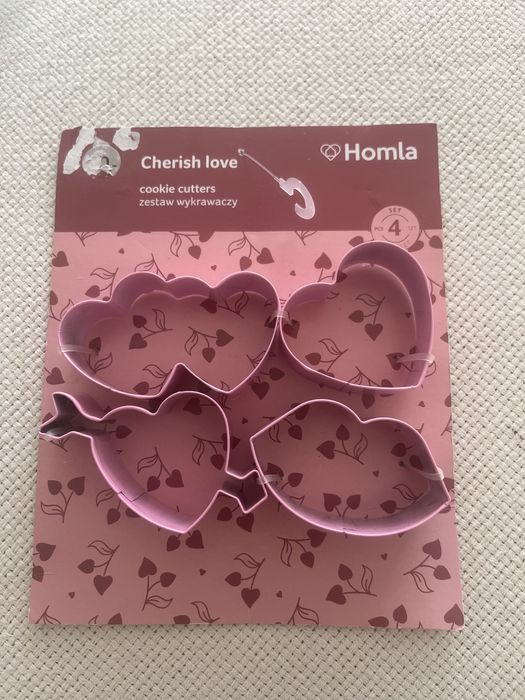 Foremki do pieczenia wykrawaczki ciasteczek walentynkowe Homla