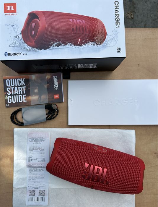 Колонка jbl charge 5 red original