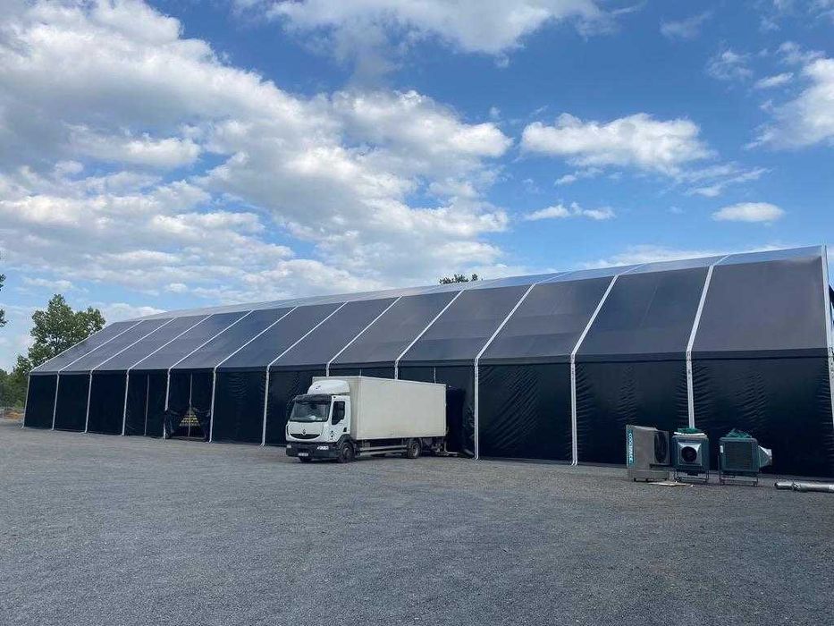 Hala namiotowa typu MEGA IGLO 30x50x5m