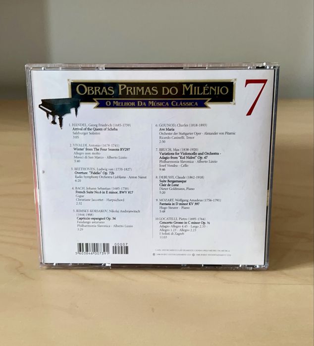 CD Obras Primas do Milénio