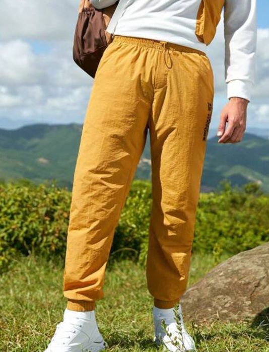 Spodnie S żółte nowe