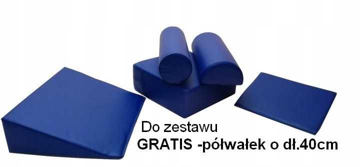 ZESTAW REHABILITACYJNY kliny wałek półwałek kostka