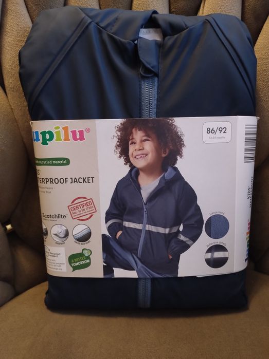 Lupilu Kurtka Ocieplana Przeciwdeszczowa Wodoodporna Dziecięca 86/92
