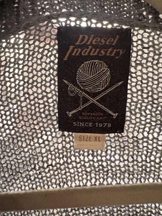 Diesel męski kardigan XL szary, stan bardzo dobry