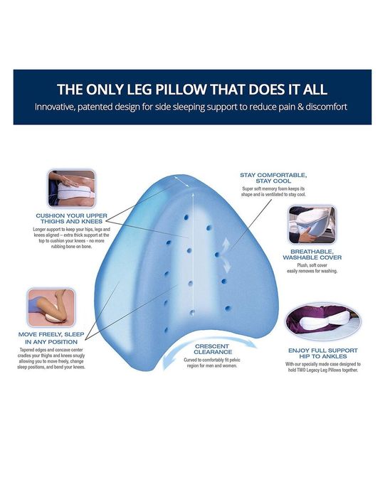 Almofada Ortopédica Pernas Branca