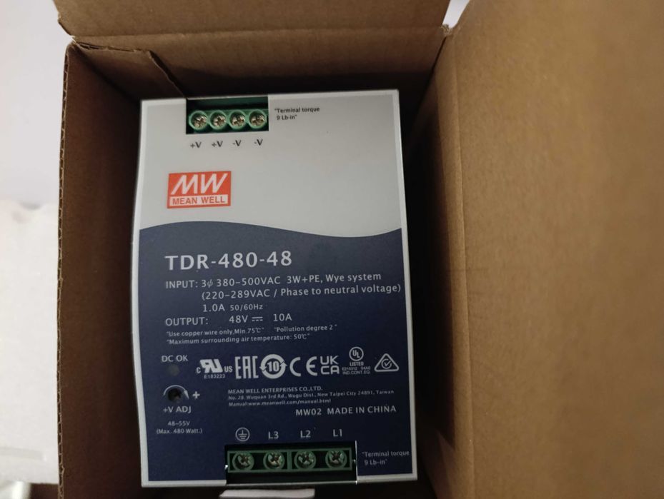 Zasilacz impulsowy Mean Well TDR-480-48
