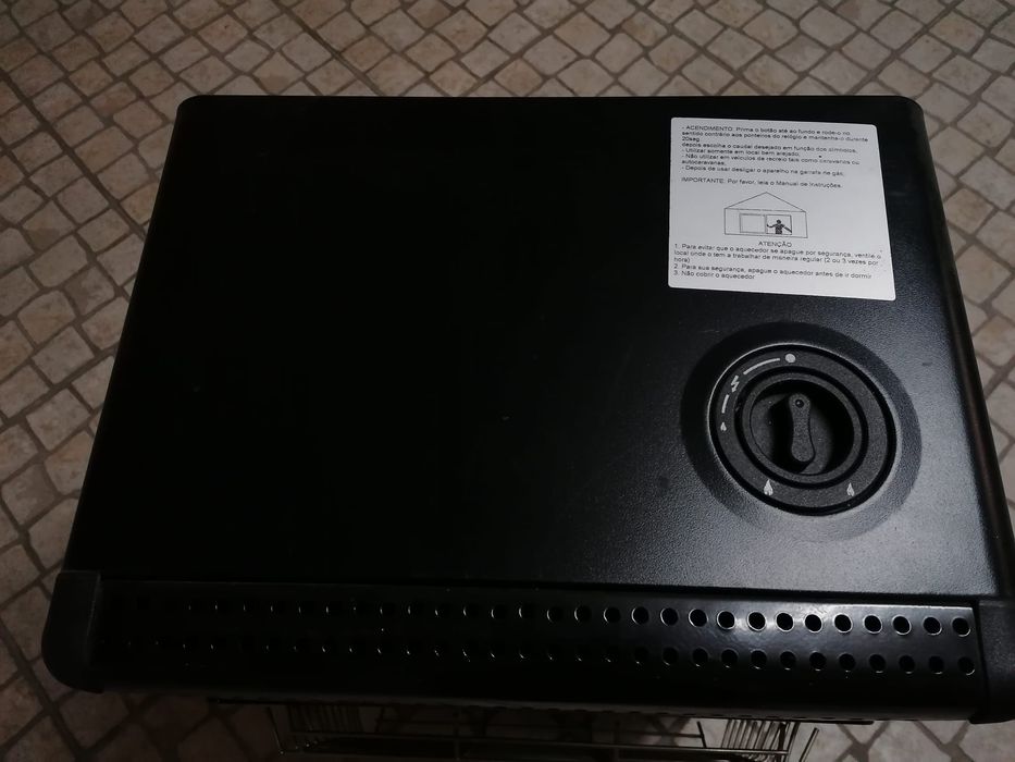 Aquecedor a gas com bilha