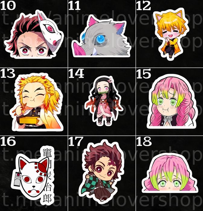 Demon Slayer | Аніме стікери