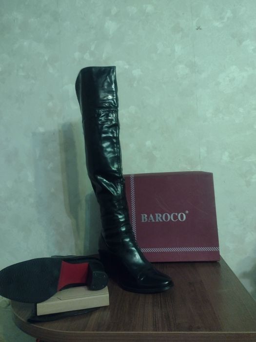 Ботфорди BAROCO , нат. шкіра, єврозима, р.40.