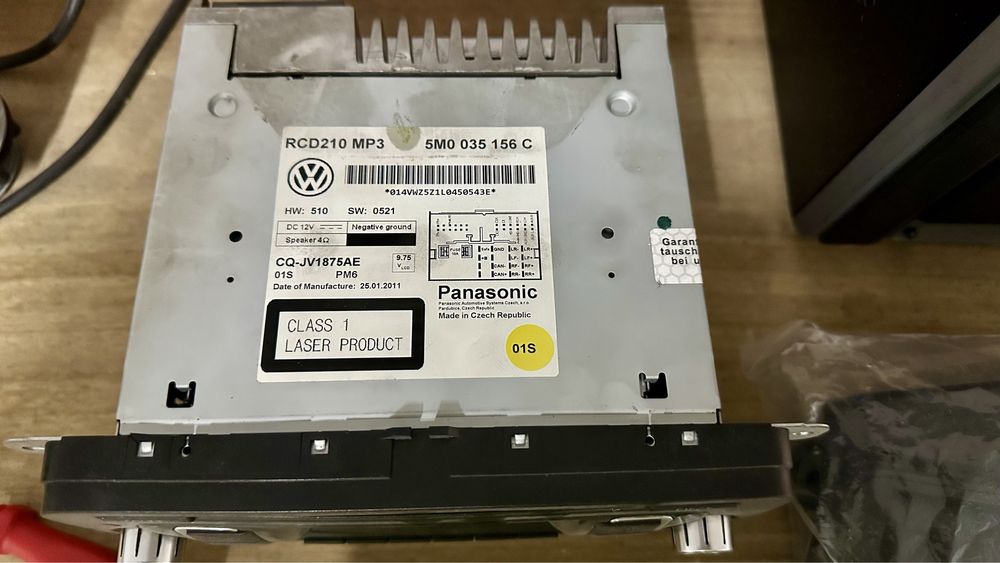 Rádio VW Polo 2012