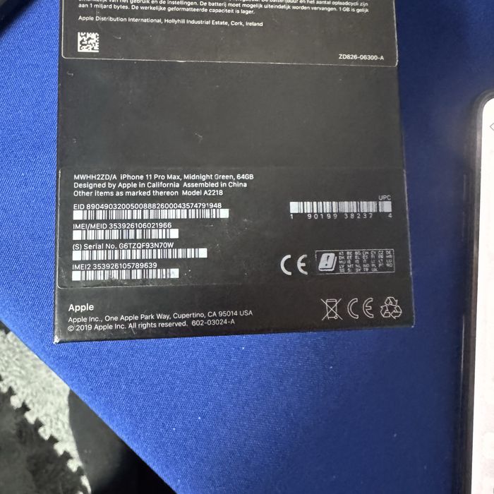 Iphone 11 Pro Max 64Gb з рідною коробкою