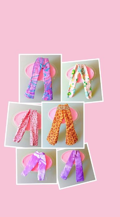 Barbie vários estilos de calças .