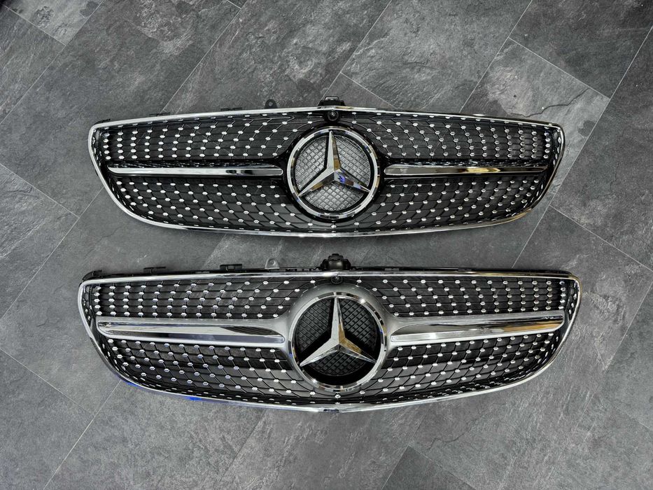 Решетка радиатора Mercedes CLS w218 lci рестайлинг с218 218 Даймонт Решітка гриль