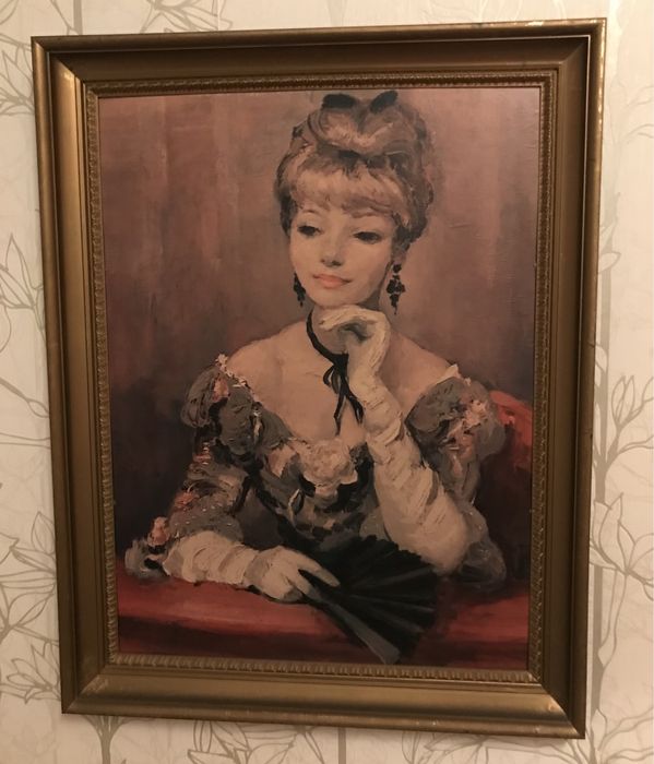 Большая эффектная картина прекрасной незнакомки