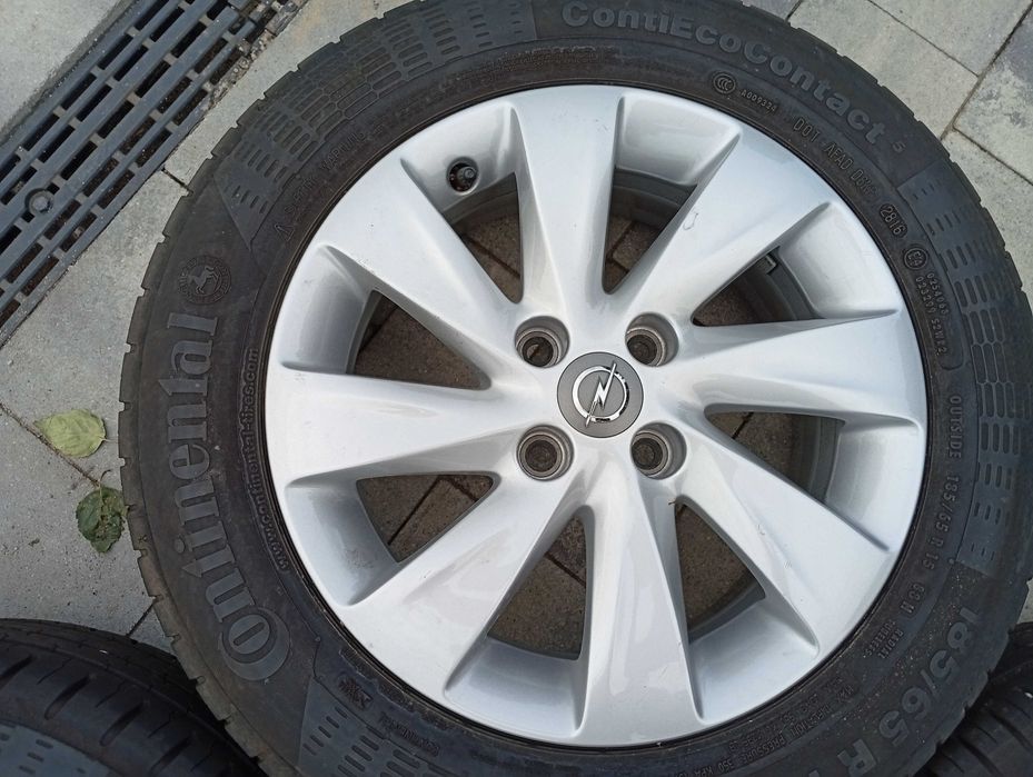 4x Felgi Aluminiowe oryginalne OPEL 4x100 6Jx15 ET39