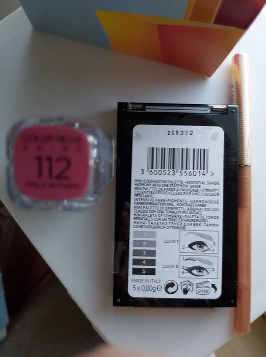 Zestaw kosmetyków kolorowych Loreal, Maybelline