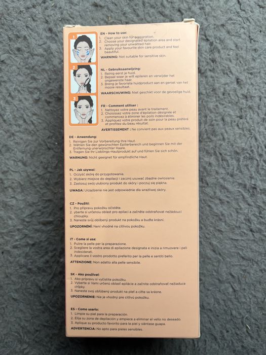 Depilator nitkowy