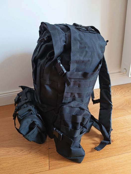 Plecak Taktyczny, 60L Turystyczny, Torba, Nerka, sportowy, saszetka