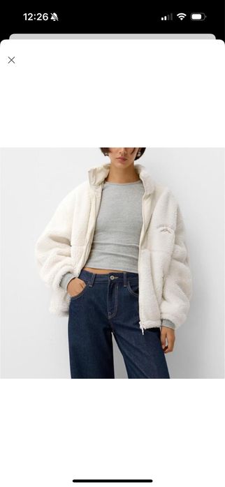 Курточка тедди bershka розмір Л