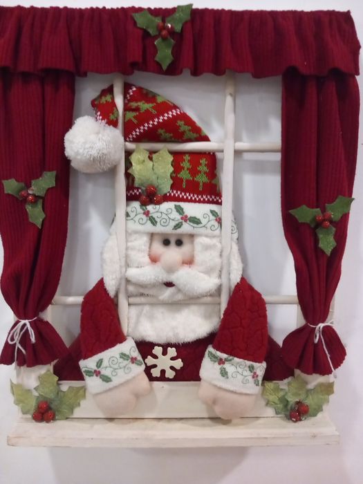 Janelas para decoração  de Natal ,