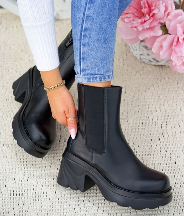 36 37 38 botki 39 40 41 na platformie obcasie klocku za kostkę na zame